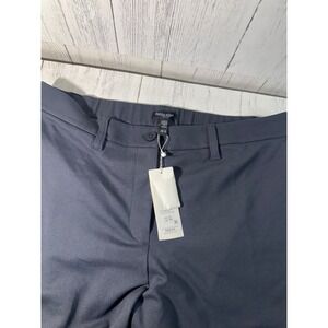 NWT Eileen Fisher Ebony Wide F/L Trouser Pants PL